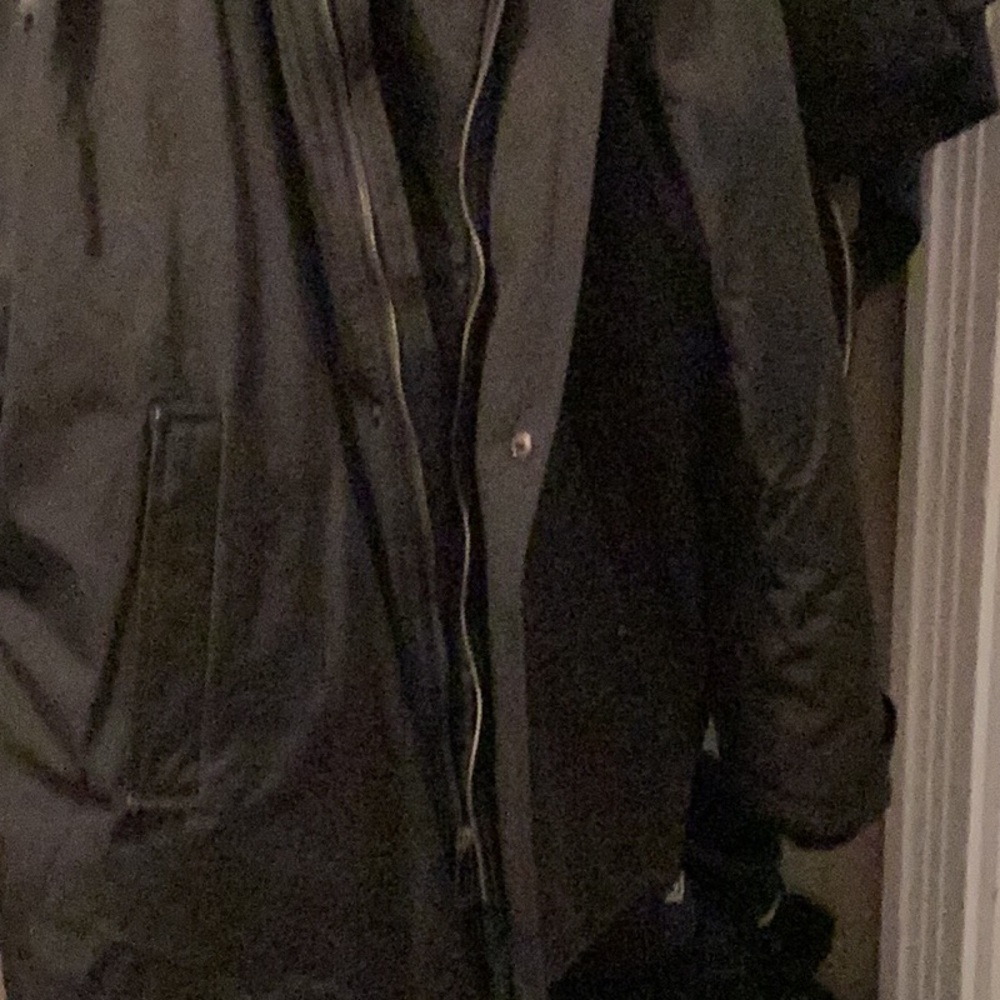 Men's Gray Fur-Trimmed Winter Jacket #83 X-LARGE original $499.00 now$250 - Picture 5 of 5
